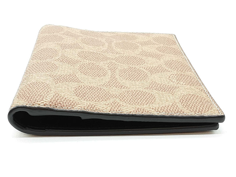 Coach Brown Signature Coated Canvas Passport Holder Do1025oxde