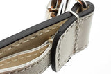 Gucci Gg Marmont Leather Belt With Silver Tone Gg Buckle Eb1024lcrdu