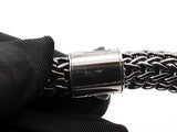 John Hardy Icon Chain Bracelet In Sterling Silver & Black Sapphire 89.8 Grams 9.25 Inch Fw0626wxzdu