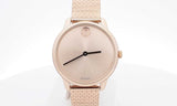 Movado Bold Rose Gold Tone Stainless Steel Watch 32mm Ebcrdu 144030006093