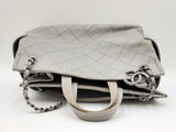 Chanel Neo Soft Grey Quilted Calfskin Leather Shopping Tote Sd0626lzxzdu