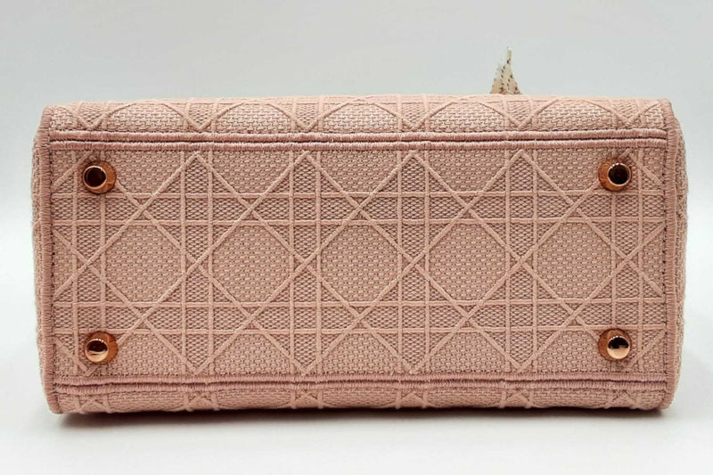 Christian Dior Lady Dior D-lite Top Handle Bag In Pink Eb0924ooxzdu