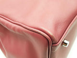 Hermes Kelly 50 Rose Pink Swift Leather Palladium Duffle Bag Do0623lxcrxmia