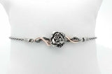 Enchanted Disney Villians Maleficent Black Diamond Bolo Bracelet Eb0626lorsa