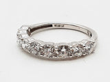 1.08 Cttw Lab Grown Diamonds 14k White Gold 2.26g Ring Size 6.75 Do0726rcrde
