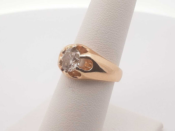 1.05ctw Diamond 14k Yellow Gold 8.3 Grams Ring Size 6.5 Sd0525izxsq