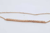 0.93cttw 14k Yellow Gold Diamond Tennis Necklace 3.9 Grams Eb0626wrxdu