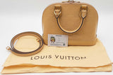 Louis Vuitton Alma Bb Beige Monogram Vernis Handbag Sd0626oezdu
