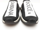 Dolce & Gabbana Sorrento Logo Sneakers In Black & White Size 12 Fw0626rxdu