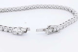 Approx. 8.1ctw Diamond Tennis Bracelet In 14k White Gold 13g 7 Inch Eb1024ccsxsa