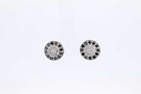 Diamond Stud Earrings In 10k White Gold 2 Grams Eb1224cpdu