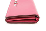 Alexander Mcqueen Fuschia Leather Wallet On Chain Eb0926lorde