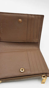 Saint Laurent Chevron Quilted Leather Cassandre Bifold Wallet Eb0326llrdu
