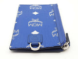 Mcm Aren Surf The Web Blue Visetos Card Holder Do0725crde