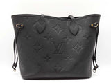 Louis Vuitton Neverfull Mm In Black Monogram Empreinte Leather Fw0726crxdu
