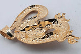 18k Yellow Gold Dragon Pendant 2 Grams Eb0826lirsa