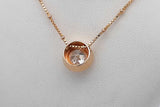 1.0ctw Diamond Pendant Necklace 14k Yellow Gold 4.5 Grams 16.5 Inch Eb0626lxxzsa