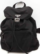 Prada Black Tessuto Nylon Backpack Eb0826wxzsa