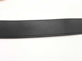 Salvatore Ferragamo Ganici Black Leather Large Metal Buckle Belt Do0326lorde