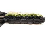 Valentino Garavani Rosier Black Green Tan Ombre Silk Zipper Clutch Do0526rrxde