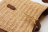 Yves Saint Laurent Mini Raffia & Leather Shoulder Bag Eb0126lxxzde
