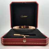 Cartier 18k Rose Gold Love Bracelet 39.8g 21 Lh0724plpwde