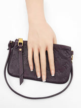 Louis Vuitton Citadine Clutch In Aube Purple Monogram Empreinte Leather Fw0726lsrdu