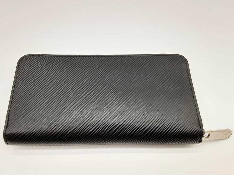 Louis Vuitton Black Epi Leather Zipper Wallet Do0125orxde