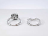 Neil Lane 1.35 Cttw Diamond & 14k White Gold Bridal Set 5.3g Size 5 Fw0326rxzdu