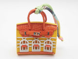 Yellow Orange Boutique Mini Bag Charm Do0725ede