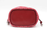 Coach Faye Mini Drawstring Bag In True Red Signature Denim Fw0726wxdu