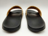 Burberry Furley Tan Check Rubber Slides Size Eu 45 Do1124lxzde