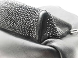 Fendi Karlito Karl Lagerfeld Black Leather Backpack Sd1024orzsa