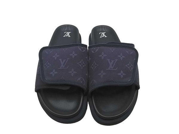 Louis Vuitton Miami Mules Blue Size 9.5 Jg0924crmia
