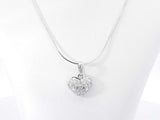 0.30 Cttw Diamond & 18k Gold Heart Pendant Necklace 3.3 Gram 16 Inch Fw0926wozdu