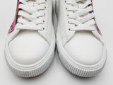Versace Medusa Smile Sneakers In White Leather Size 40 Fw0626ezdu