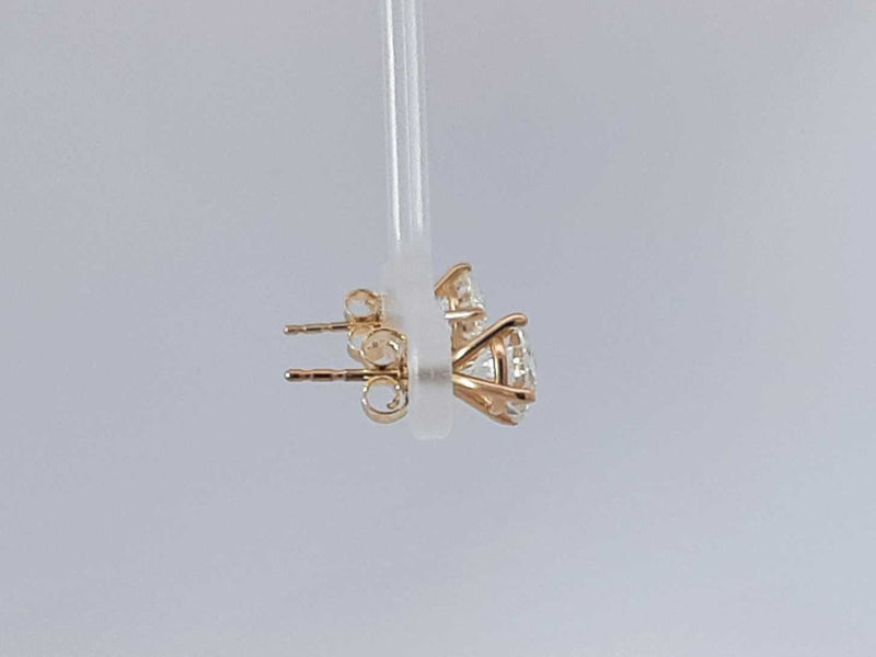 2.00 Cttw Lab Grown Diamond Stud Earrings 14k Yellow Gold 1.2 Grams Aa0725wcssa