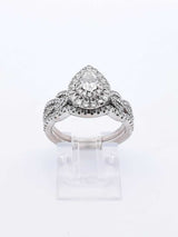 1.92 Cttw Diamond & 14k White Gold Neil Lane Bridal Set 6.7 Grams Size 7 Fw0724lxzxdu