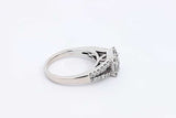 Approx. 1.24ctw Diamond Ring In 14k White Gold 4.9 Grams Size 6.5 Eb1124pxzdu