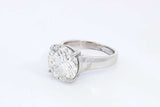 Approx. 5ctw Diamond Ring In 14k White Gold  6.54 Grams Size 7 Eb0924lrxxzsa