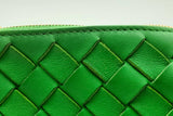 Bottega Veneta Green Intrecciato Leather Shoulder Bag Eb1224wrxsa