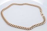 10k Yellow Gold Cuban Chain Link Necklace 24.1 Grams 16 Inch Eb1225crxdu