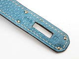 Hermes Birkin 35 Bleu Jean Blue Clemence Palladium Hardware Handbag Do0925erxzde