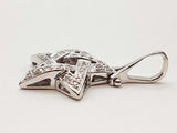 0.30 Cttw Diamonds 14k White Gold 5.4g Star Pendant Do0825lrxde