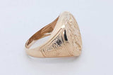 Mexican 50 Pesos "Centenario" Coin Replica Ring 14k Gold 6.8g Size 9 Eb0826poxde