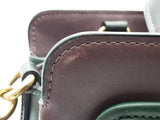 Coach Tate Carryall 29 Colorblock Green Dark Red Leather Tote Bag Do0826ploxde