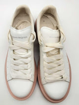 Alexander Mcqueen White & Pink Oversized Sneakers Size 38.5 D Eb0324rxde