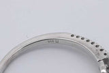 0.9ctw Round Diamond Ring In 14k White Gold 2.7 Grams Size 9 Eb0525sxzsa