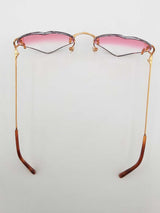Cartier Heart Shaped Rimless Pink Gradient Sunglasses Eb0726rxzsa