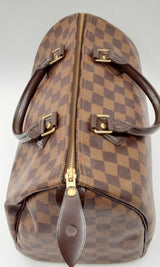 Louis Vuitton Damier Ebene Speedy Top Handle Bag Eb0424orxdu